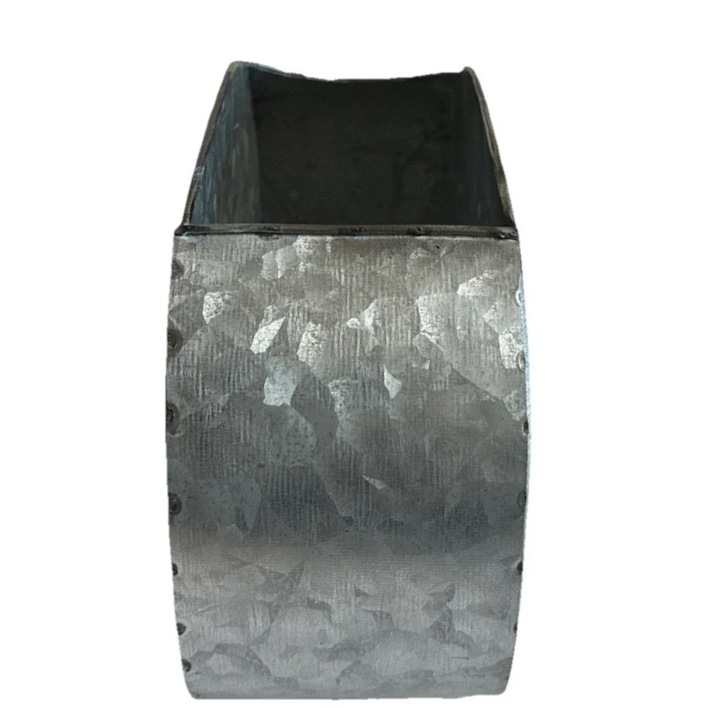 Galvanized Metal Camper‎ Trailer Planter Utensil Holder Farmhouse Rustic Decor